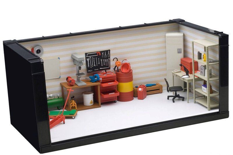 Garage Kit Set for 1/18 Scale Models by Autoart-1