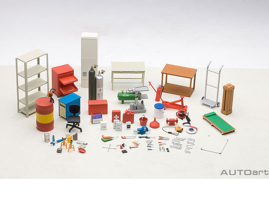 Garage Kit Set for 1/18 Scale Models by Autoart-0