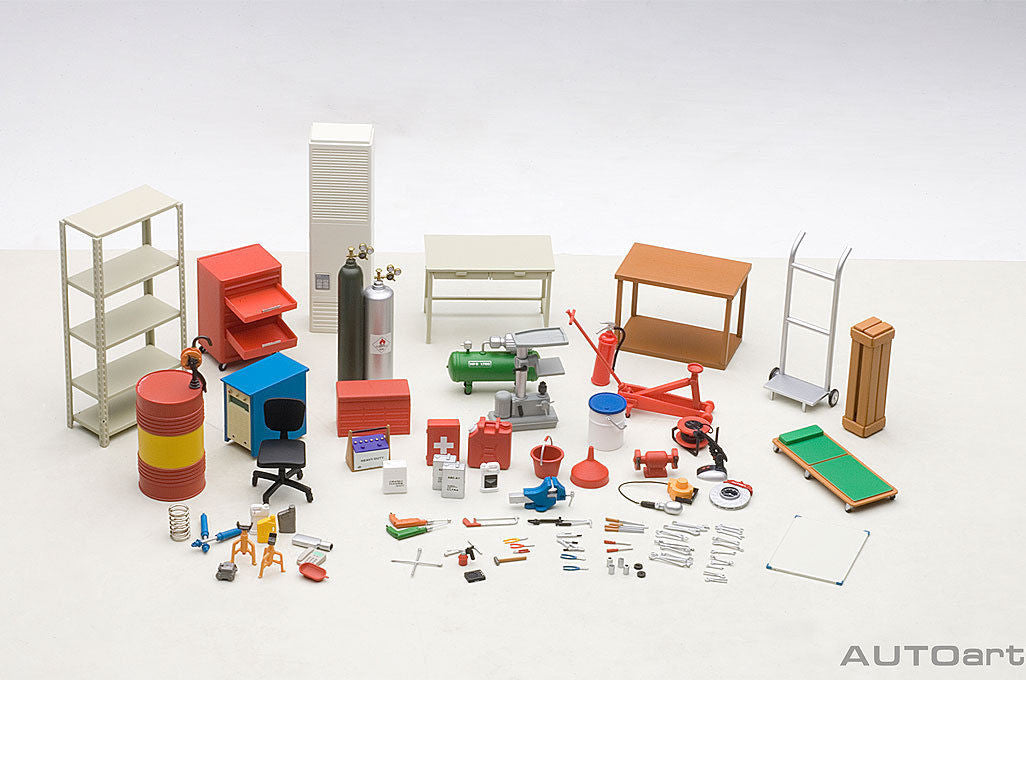 Garage Kit Set for 1/18 Scale Models by Autoart-0