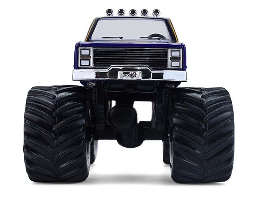 1984 Chevrolet C20 Monster Truck #9 "NAPA" Blue with Graphics "Kings of Crunch - Hendrick Motorsports Tribute" Special Edition 1/64 Diecast Model Car by Greenlight-0