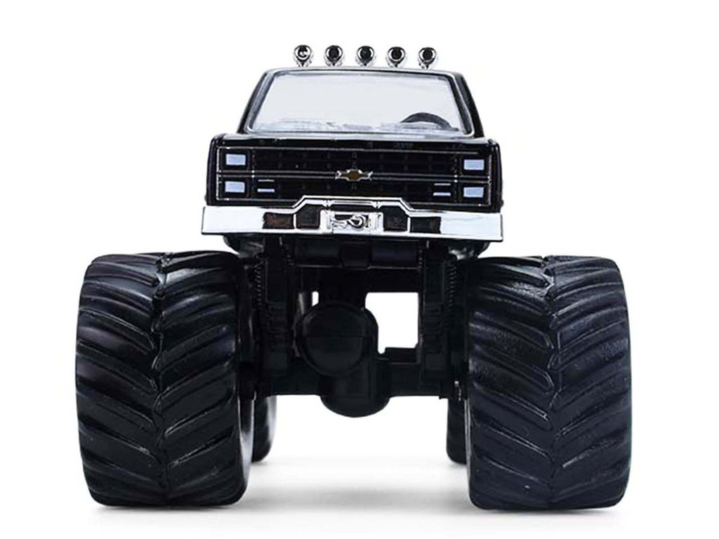 1984 Chevrolet Silverado Monster Truck #48 "Ally" Black and Purple with Graphics "Kings of Crunch - Hendrick Motorsports Tribute" Special Edition 1/64 Diecast Model Car by Greenlight-3