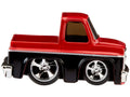 1987 Chevrolet C10 Pickup Truck Red Metallic and Black "Customs" Series 2 Diecast Model Car by CarTuned-0