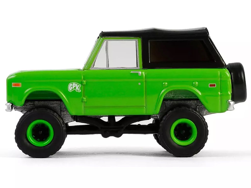 1969 Ford Bronco "Garbage Pail Kids: Super Snotty" Green with Black Top "San Diego Comic-Con 2024 Exclusive" 1/64 Diecast Model Car by Greenlight-1