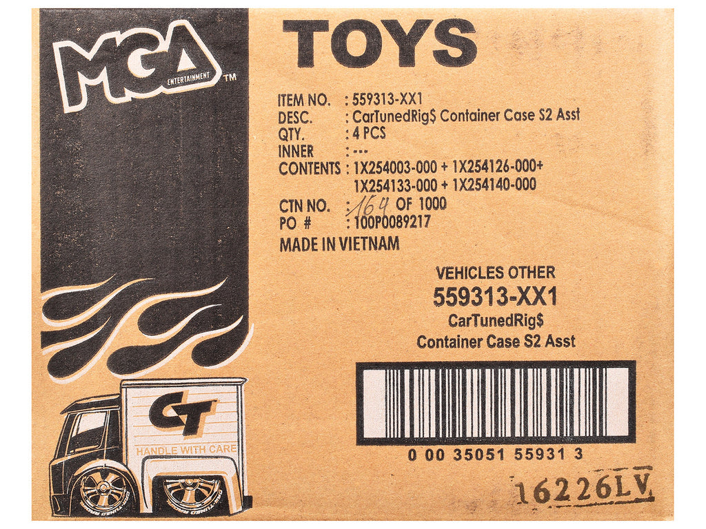 "Rigs" Container Case Series 2 Set of 4 Pieces Diecast Model Cars by CarTuned-3