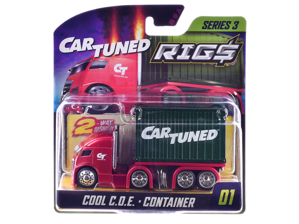 "Rigs" Container Case Series 3 Set of 4 Pieces Diecast Model Cars by CarTuned-3
