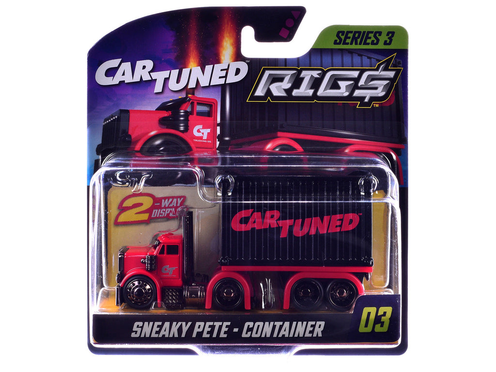 "Rigs" Container Case Series 3 Set of 4 Pieces Diecast Model Cars by CarTuned-2