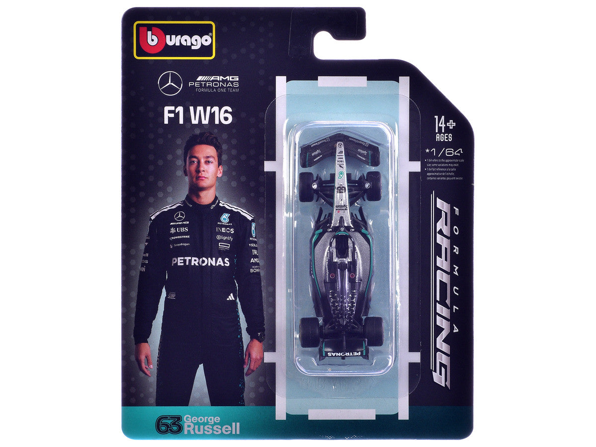 Mercedes AMG F1 W16 E Performance George Russell 1/64 Diecast Model-1