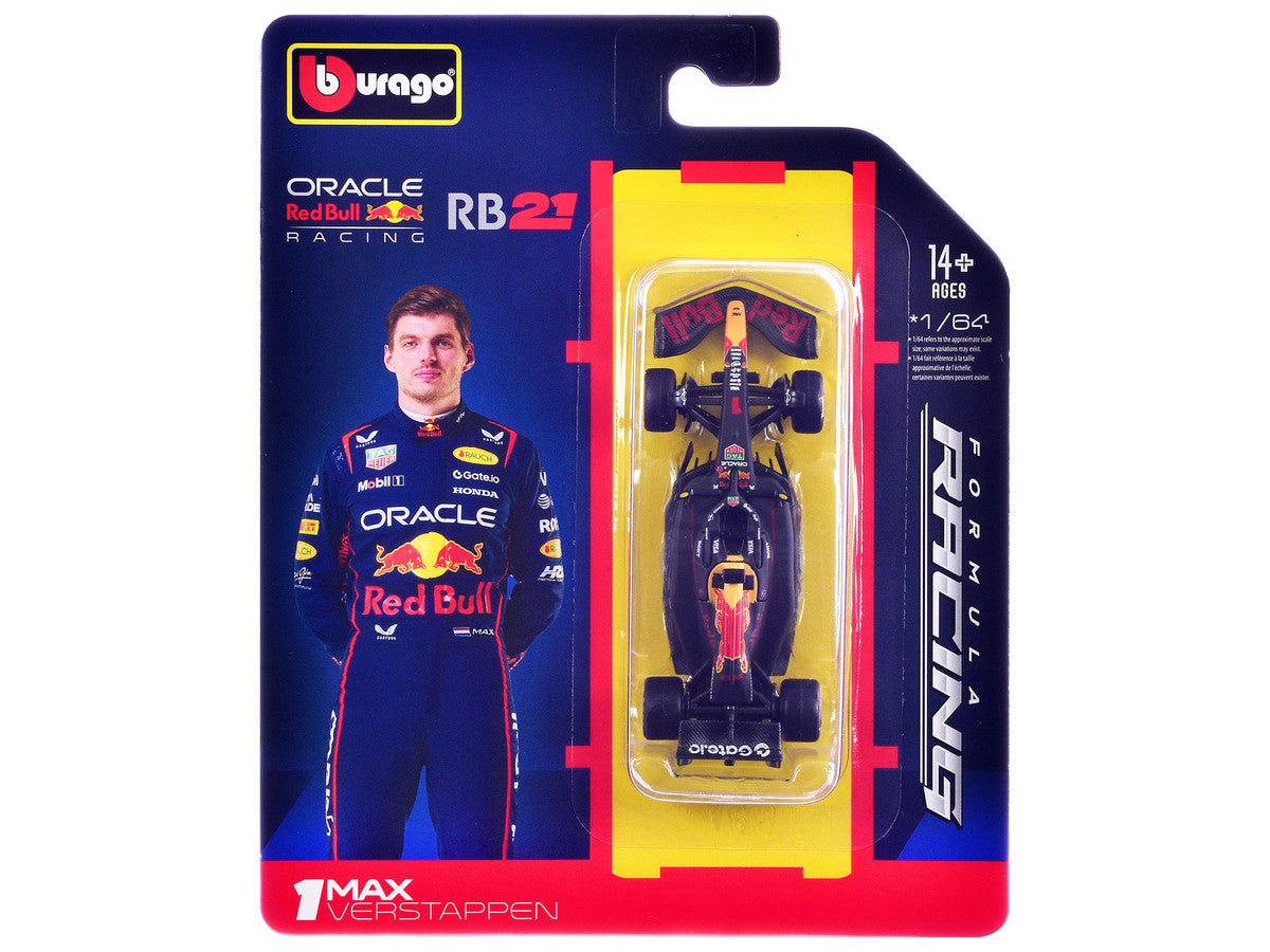 Red Bull Racing RB21 Max Verstappen 1/64 F1 Diecast Model Car-1