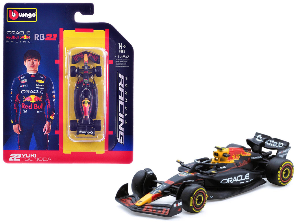 Red Bull Racing RB21 #22 Yuki Tsunoda 1/64 F1 Diecast Model Car-3
