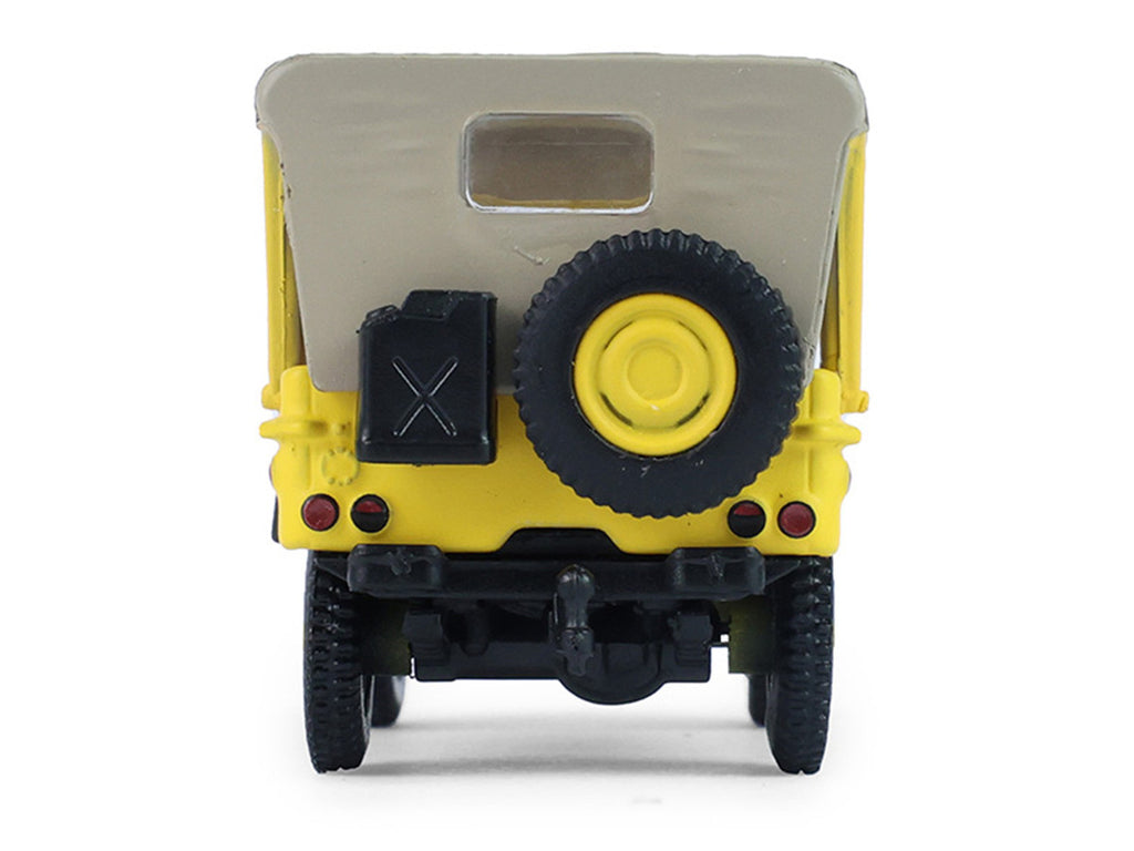 1942 Willys MB Jeep "Control Jeep - U.S. Army Air Forces" Yellow with Beige Top "Battalion 64" Series 6 1/64 Diecast Model Car by Greenlight-3