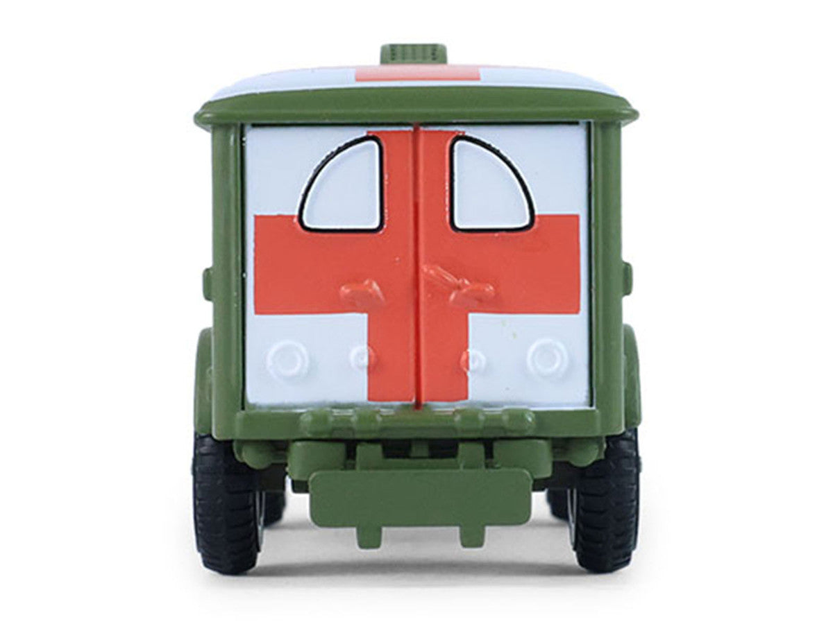 1944 Dodge WC-54 4X4 Ambulance "U.S. Army - WWII" Green with Graphics "Battalion 64" Series 6 1/64 Diecast Model Car by Greenlight-0