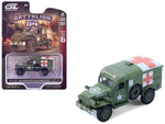 1944 Dodge WC-54 4X4 Ambulance "U.S. Army - WWII" Green with Graphics "Battalion 64" Series 6 1/64 Diecast Model Car by Greenlight-4
