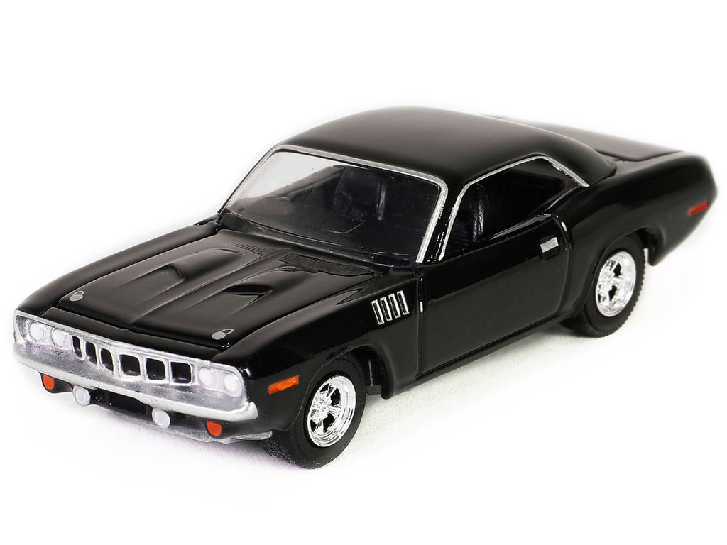 Plymouth Barracuda Black "John Wick: Chapter 4" (2023) Movie "Hollywood Series" Release 41 1/64 Diecast Model Car by Greenlight-0