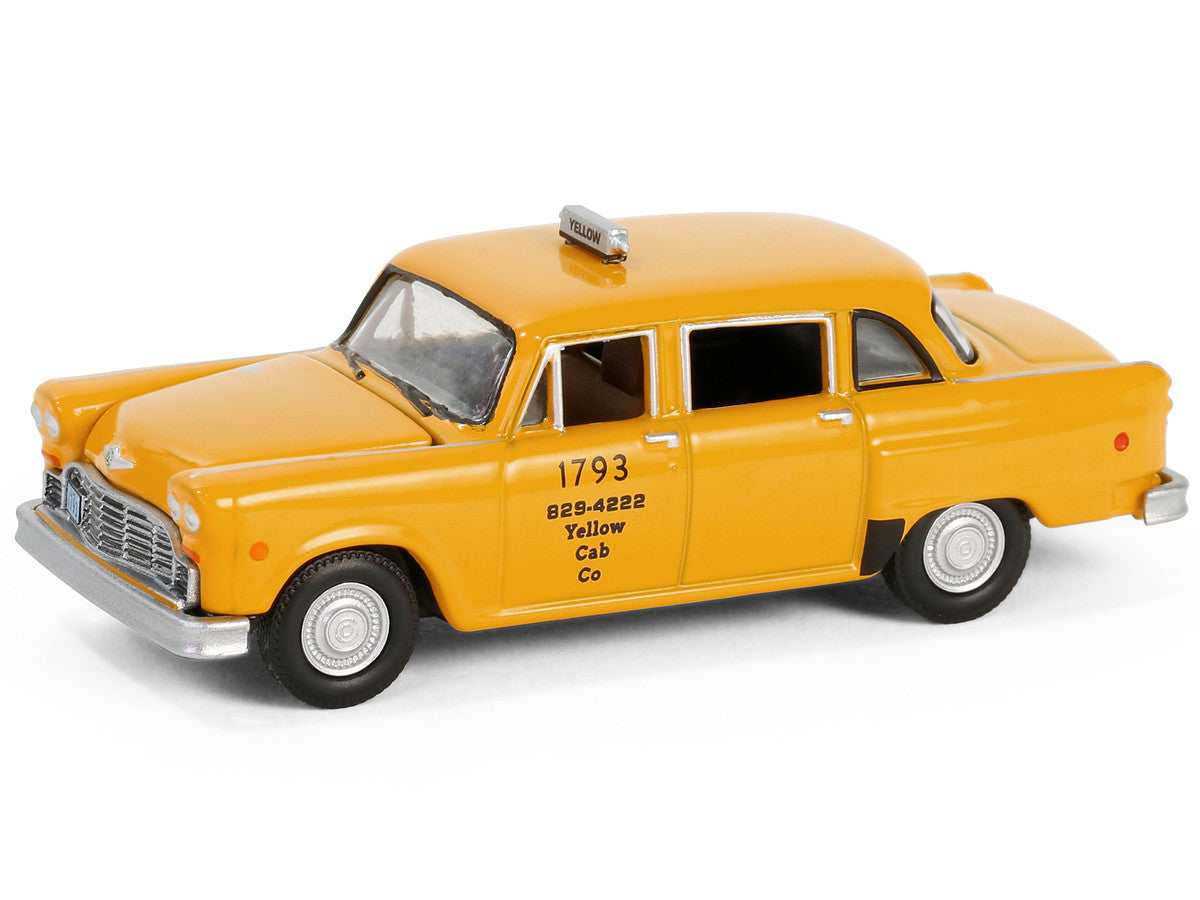 1980 Checker Taxicab "Yellow Cab Co. #1793" Yellow "Ferris Bueller's Day Off" (1986) Movie "Hollywood Series" Release 42 1/64 Diecast Model Car by Greenlight-1