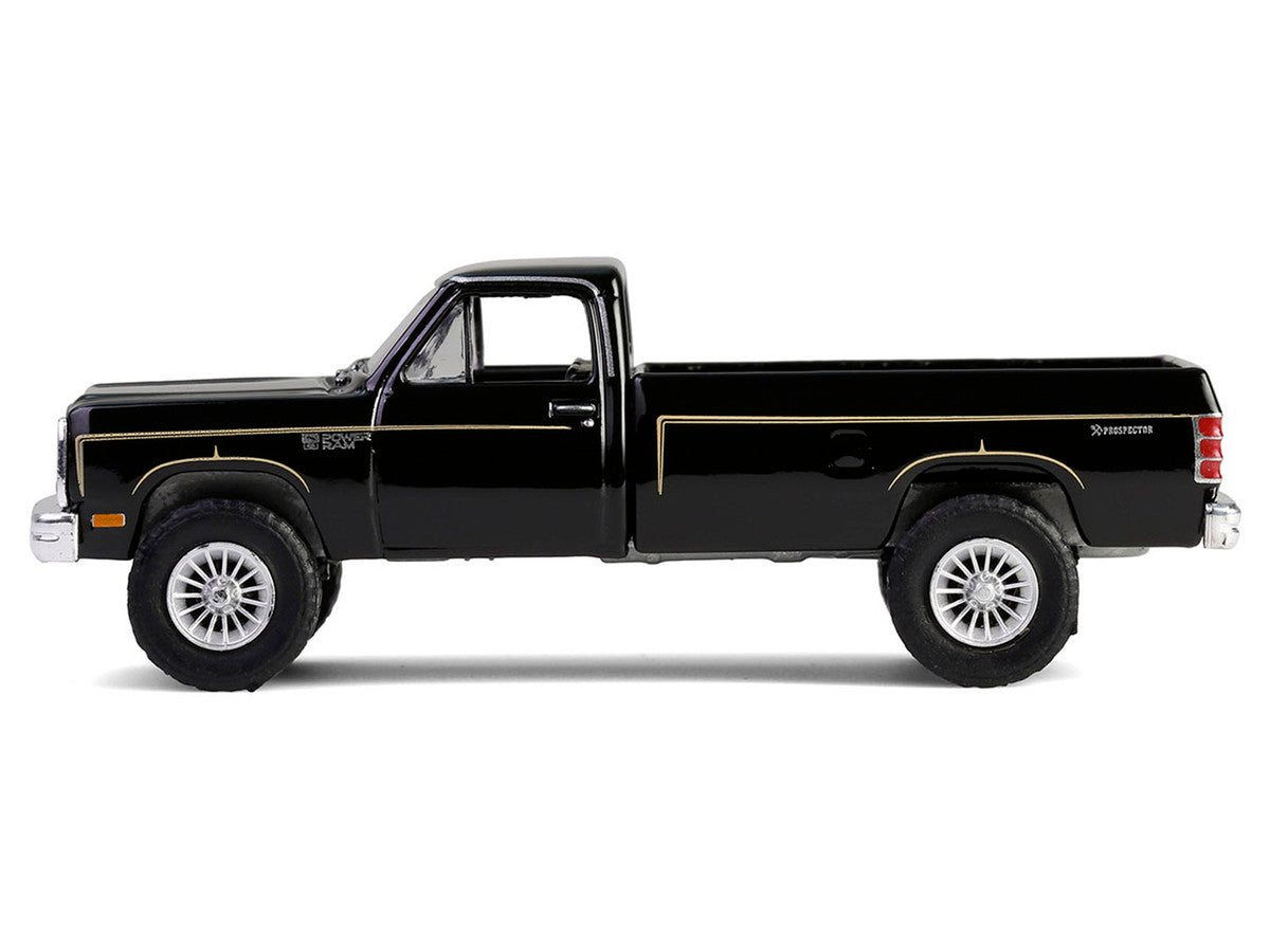 1981 Dodge Power Ram Prospector Pickup Truck Black "The A-Team" (1983-1987) TV Series "Hollywood Series" Release #43 1/64 Diecast Model Car by Greenlight-1
