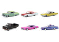 "California Lowriders" Series 7 Set of 6 pieces 1/64 Diecast Model Cars by Greenlight-0