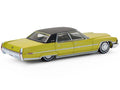 1971 Cadillac Sedan Deville Lowrider Gold Metallic with Black Top "California Lowriders" Series 7 1/64 Diecast Model Car by Greenlight-0