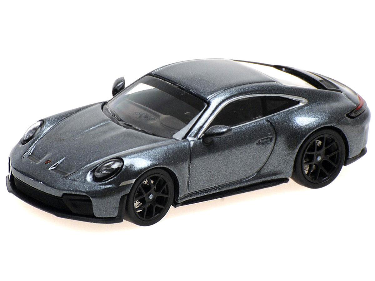 2025 Porsche 911 (992.2) GT3 Touring Gray Metallic Limited Edition to 240 pieces Worldwide 1/64 Diecast Model Car by Minichamps-1