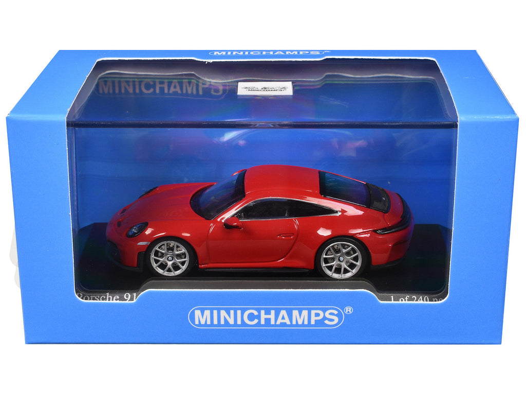 2025 Porsche 911 (992.2) GT3 Touring Red Limited Edition to 240 pieces Worldwide 1/64 Diecast Model Car by Minichamps-2