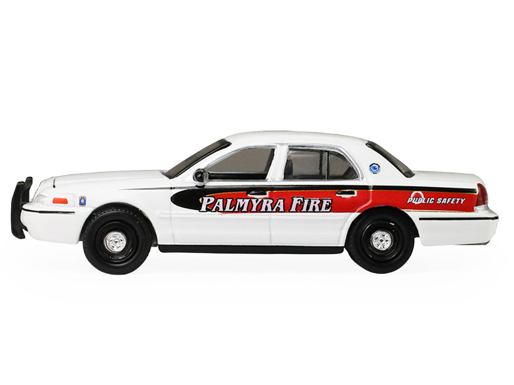 2011 Ford Crown Victoria "Palmyra Pennsylvania Citizen's Fire Company" White with Graphics "Fire & Rescue" Series #5 1/64 Diecast Model Car by Greenlight-1