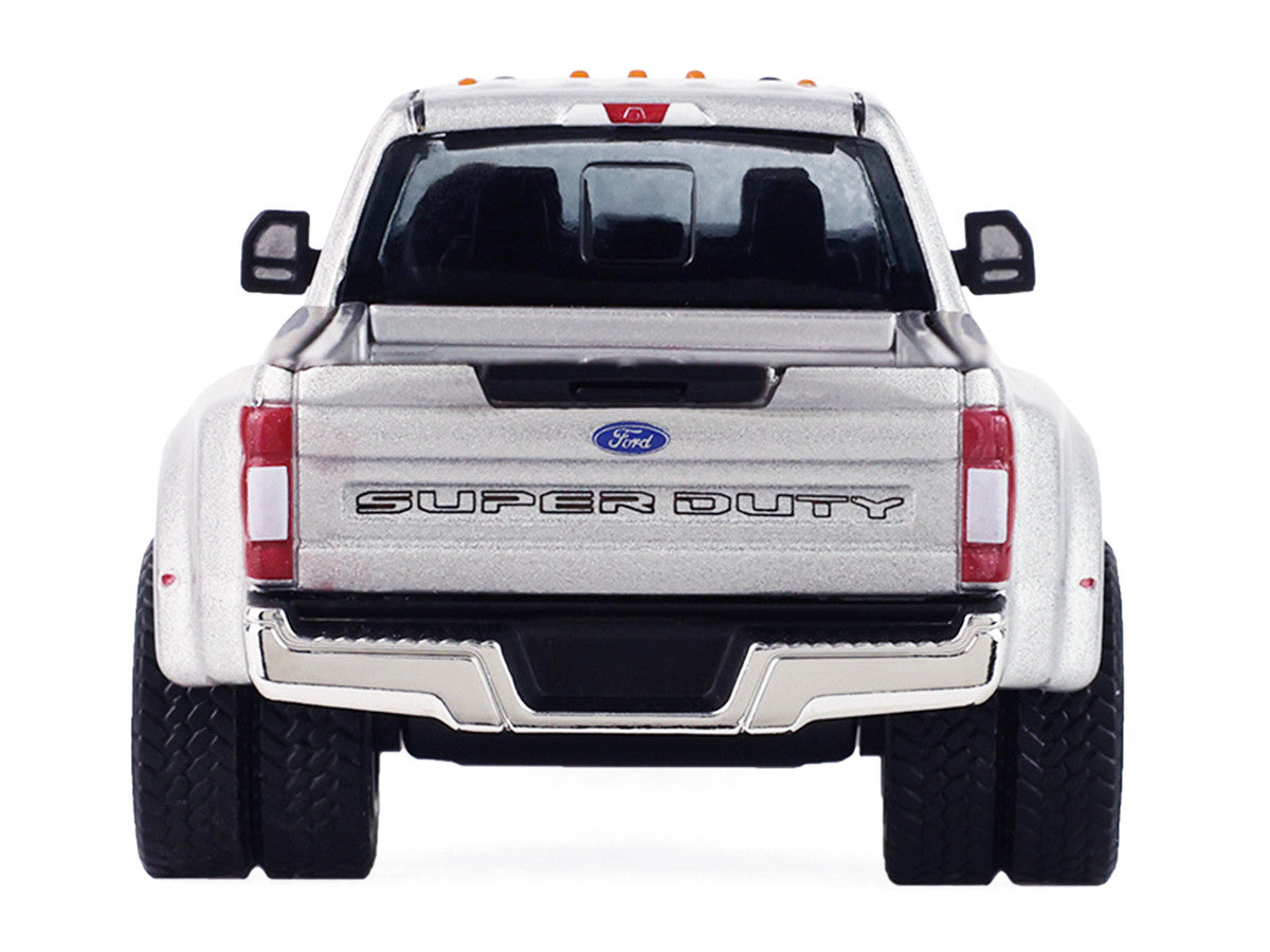 2022 Ford F-450 Super Duty Pickup Truck Iconic Silver Metallic "Auto Mall" Series 8 1/64 Diecast Model Car by Greenlight-0