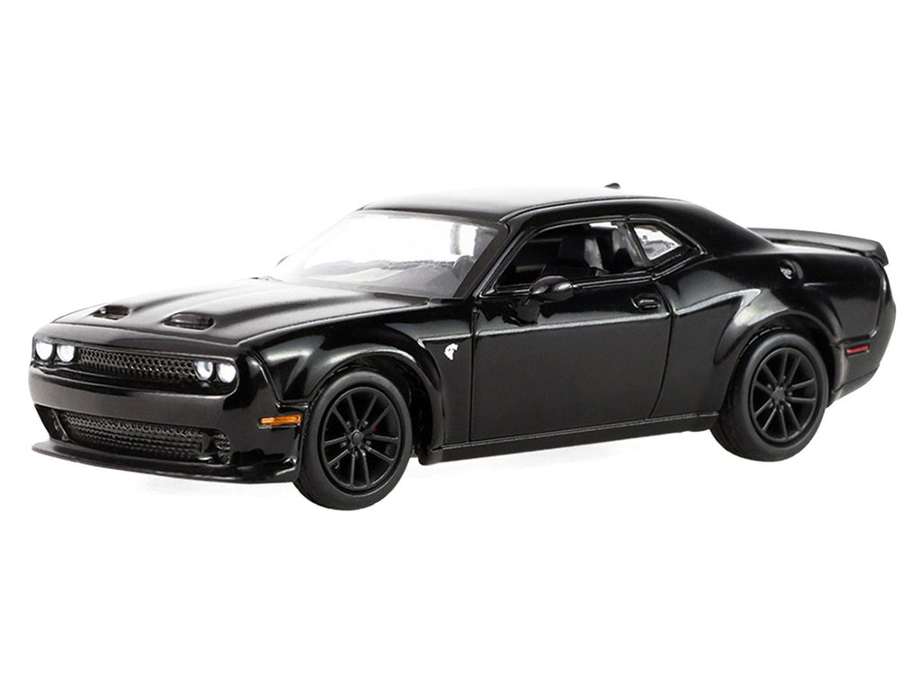 2023 Dodge Challenger SRT Hellcat Widebody Black "Auto Mall" Series 8 1/64 Diecast Model Car by Greenlight-1