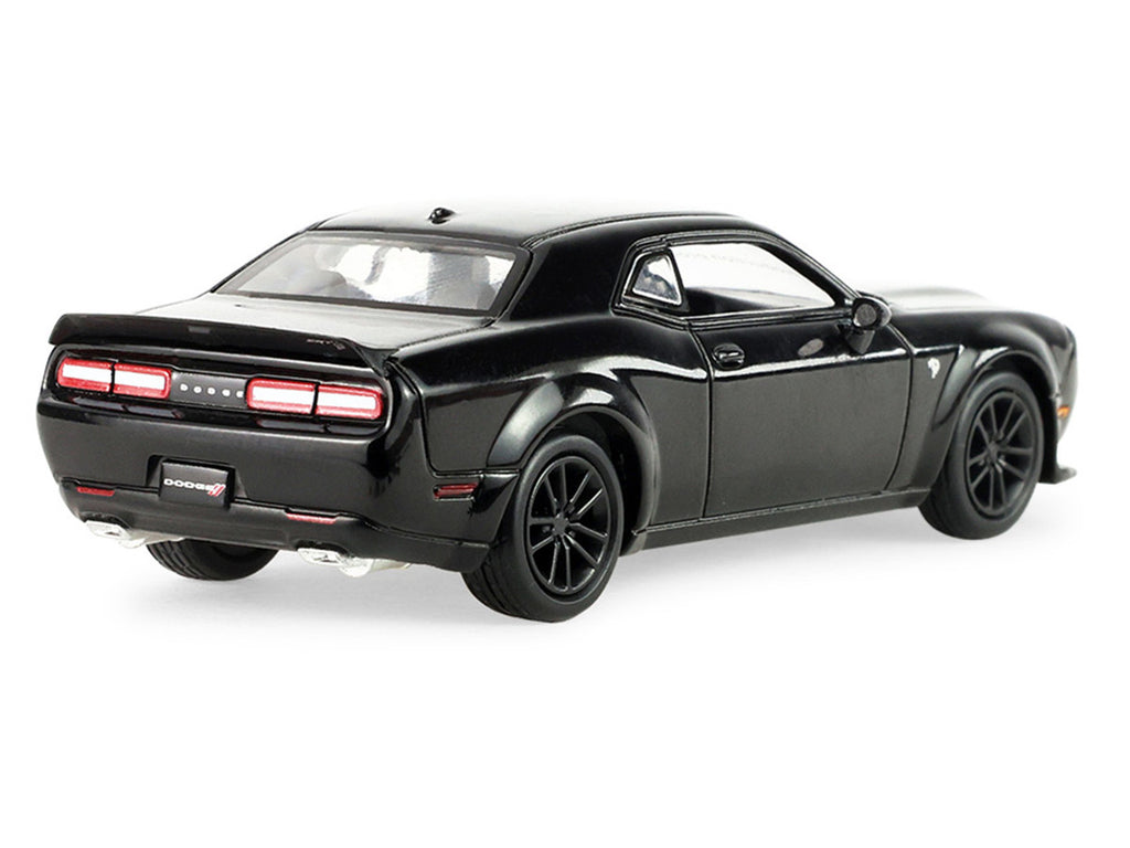 2023 Dodge Challenger SRT Hellcat Widebody Black "Auto Mall" Series 8 1/64 Diecast Model Car by Greenlight-3