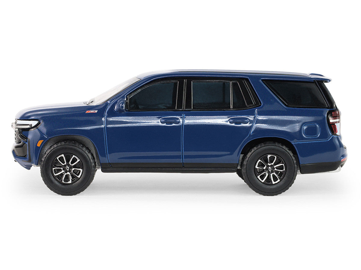 2024 Chevrolet Tahoe Midnight Blue Metallic "Auto Mall" Series 8 1/64 Diecast Model Car by Greenlight-1