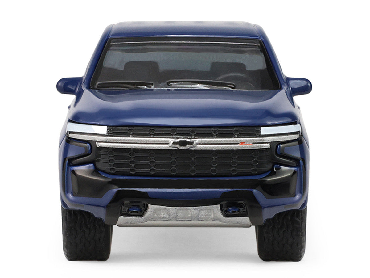 2024 Chevrolet Tahoe Midnight Blue Metallic "Auto Mall" Series 8 1/64 Diecast Model Car by Greenlight-3