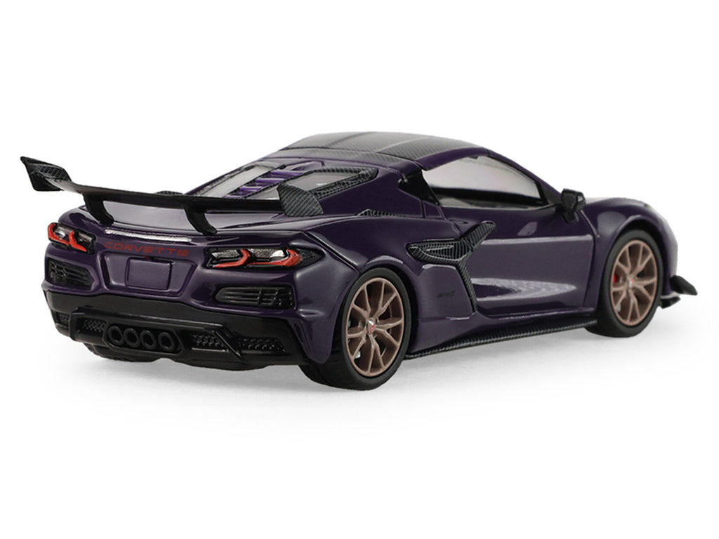 2025 Chevrolet Corvette ZR1 Hysteria Purple Metallic with Carbon Top "Auto Mall" Series 8 1/64 Diecast Model Car by Greenlight-3