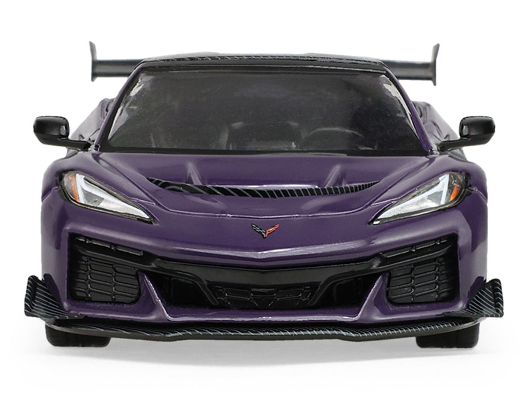 2025 Chevrolet Corvette ZR1 Hysteria Purple Metallic with Carbon Top "Auto Mall" Series 8 1/64 Diecast Model Car by Greenlight-1