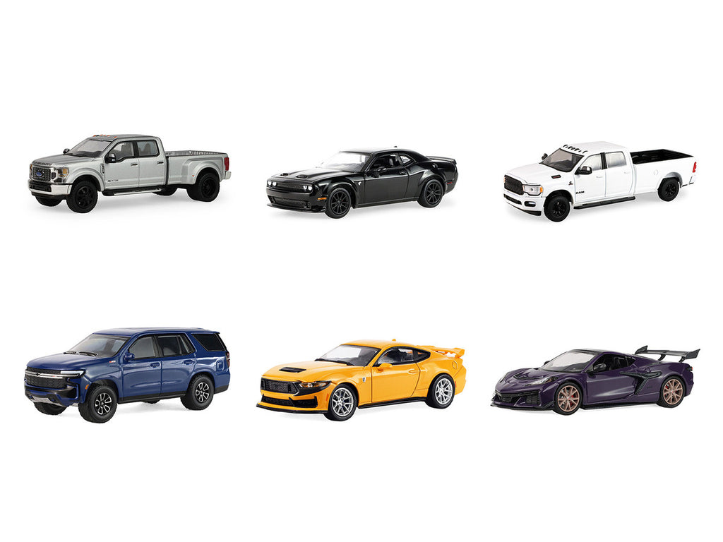 "Auto Mall" Series 8 Set of 6 pieces 1/64 Diecast Model Cars by Greenlight-1
