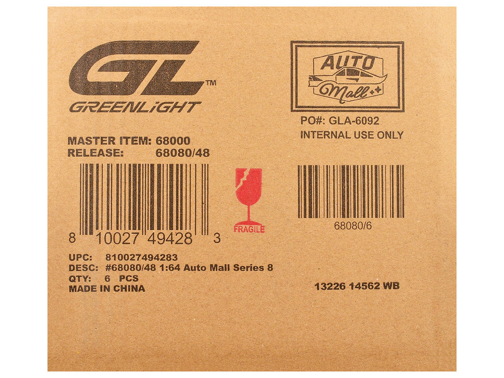 "Auto Mall" Series 8 Set of 6 pieces 1/64 Diecast Model Cars by Greenlight-2
