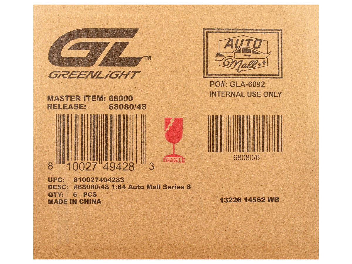 "Auto Mall" Series 8 Set of 6 pieces 1/64 Diecast Model Cars by Greenlight-2