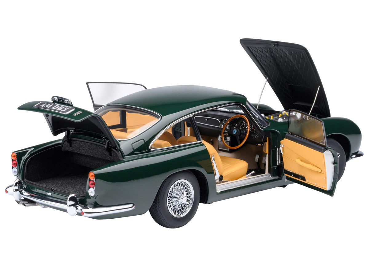Aston Martin DB5 RHD (Right Hand Drive) British Racing Green 1/18 Model Car by Autoart-0