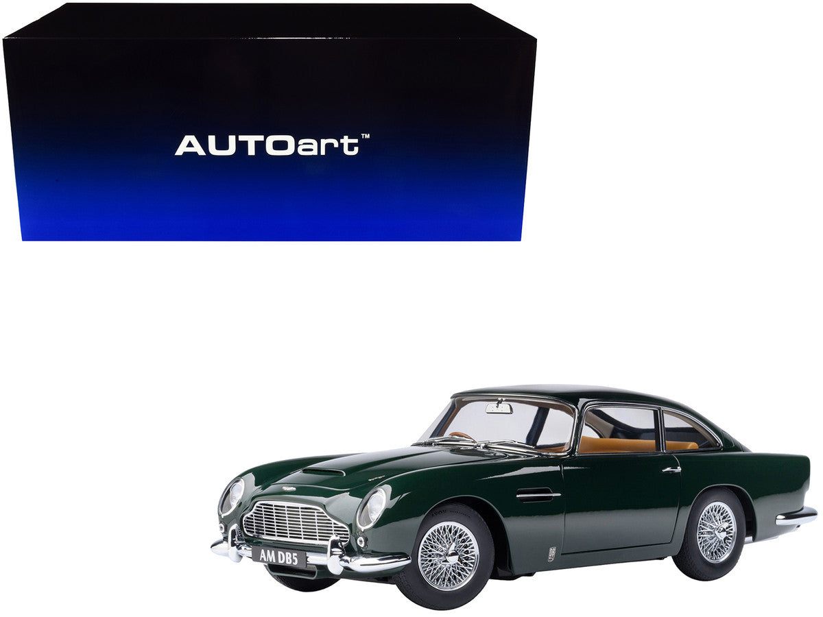 Aston Martin DB5 RHD (Right Hand Drive) British Racing Green 1/18 Model Car by Autoart-3
