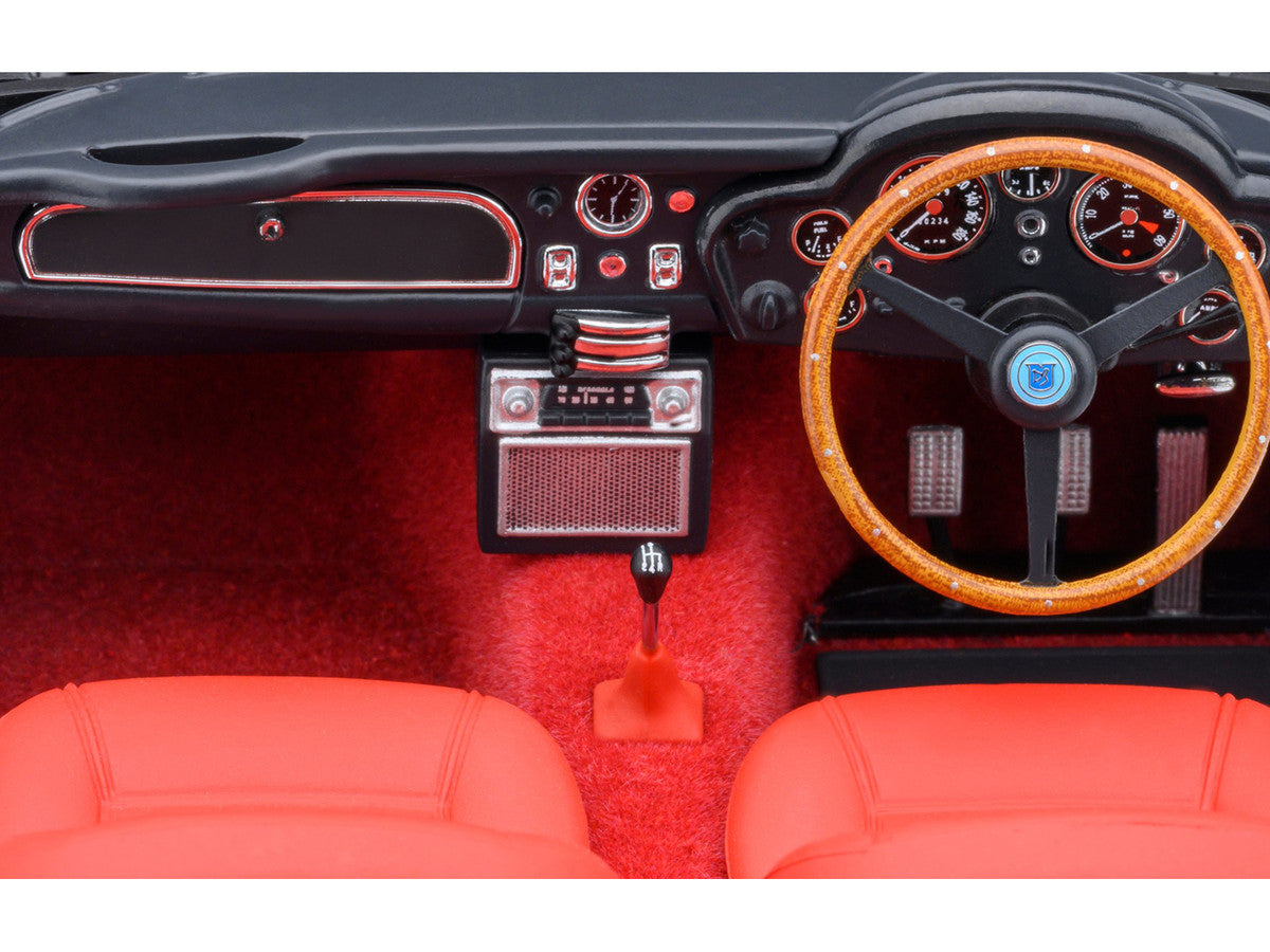 Aston Martin DB5 RHD (Right Hand Drive) Dubonnet Rosso Red Metallic 1/18 Model Car by Autoart-3
