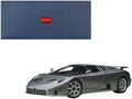 Bugatti EB110 SS Super Sport Grigio Metalizzatto Silver Metallic with Silver Wheels 1/18 Model Car by Autoart-0