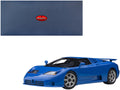 Bugatti EB110 SS Super Sport French Racing Blue with Silver Wheels 1/18 Model Car by Autoart-0