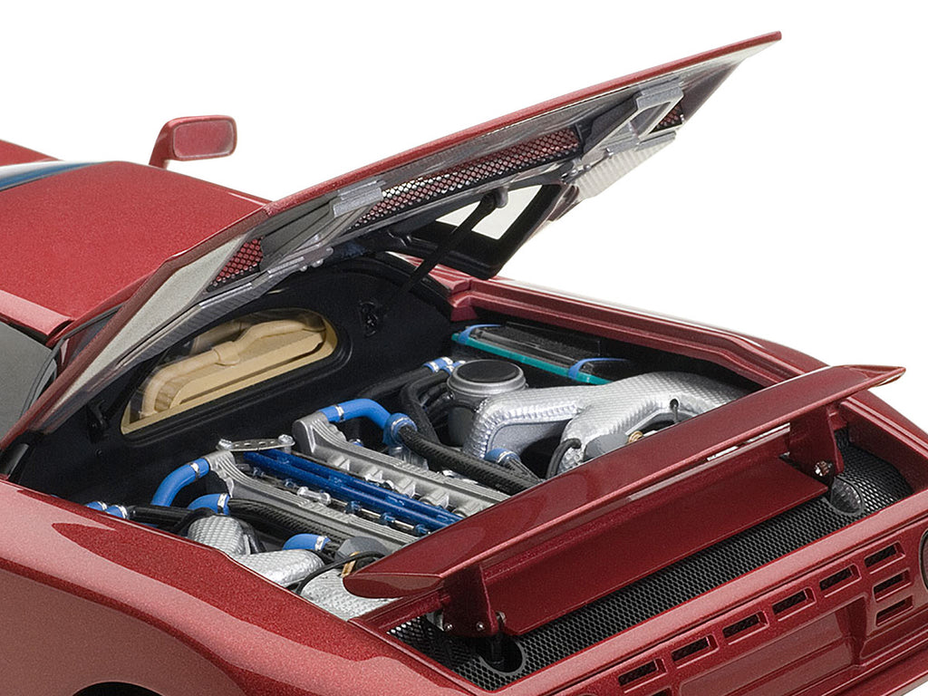 Bugatti EB110 GT Dark Red 1/18 Diecast Car Model by Autoart-2