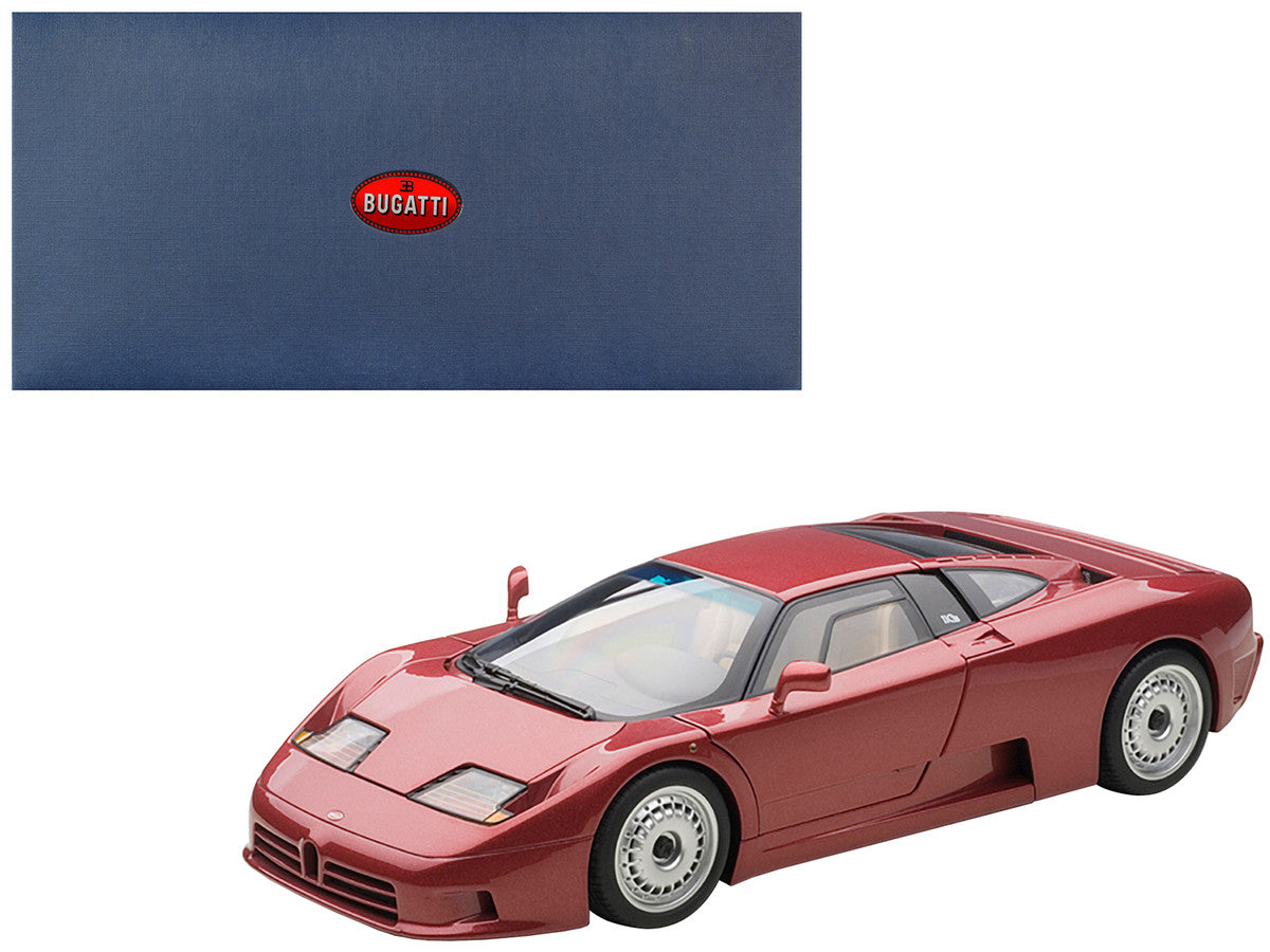 Bugatti EB110 GT Dark Red 1/18 Diecast Car Model by Autoart-0