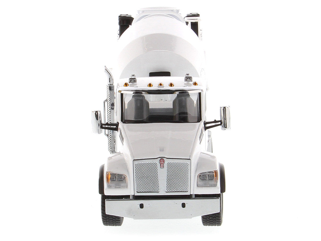 Kenworth T880 SFFA with McNeilus Bridgemaster Concrete Mixer White "Transport Series" 1/50 Diecast Model by Diecast Masters-3