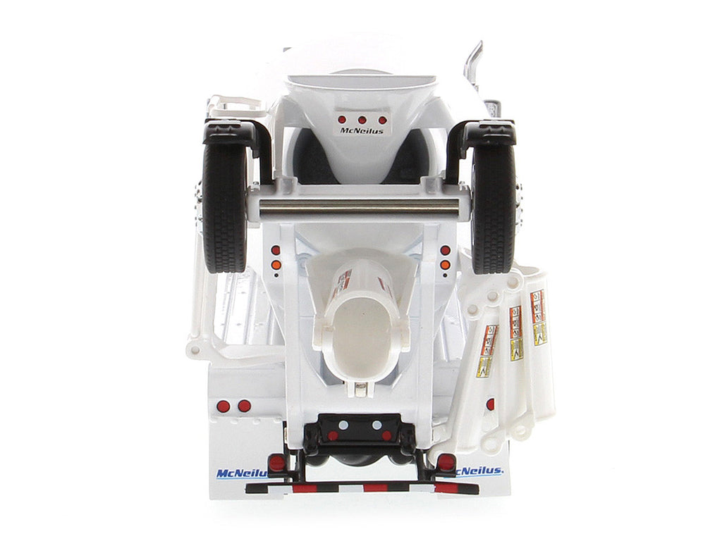 Kenworth T880 SFFA with McNeilus Bridgemaster Concrete Mixer White "Transport Series" 1/50 Diecast Model by Diecast Masters-4