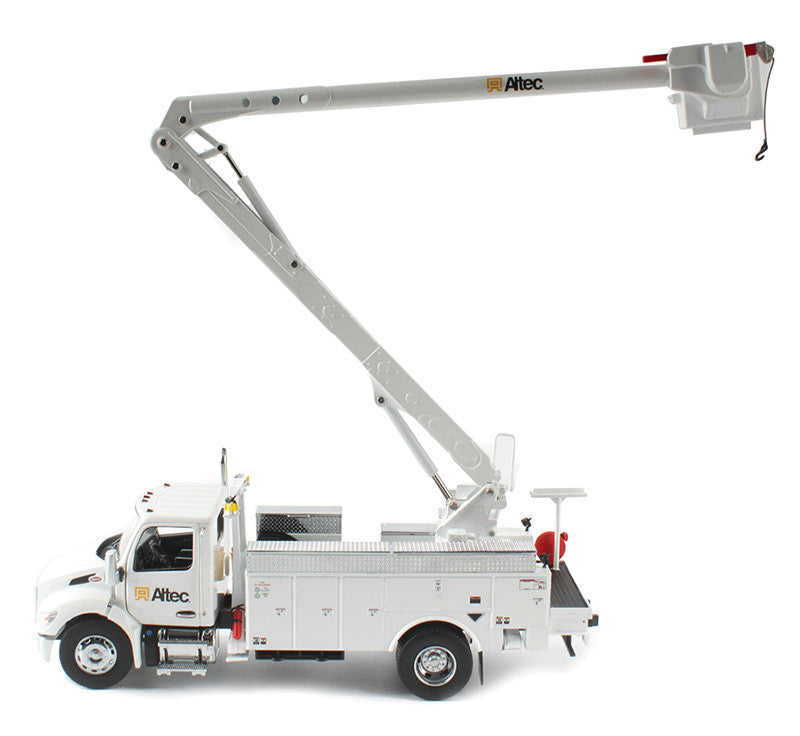 Peterbilt 536 Truck with Altec AA55 Aerial Service Body White "Transport Series" 1/32 Diecast Model by Diecast Masters-3