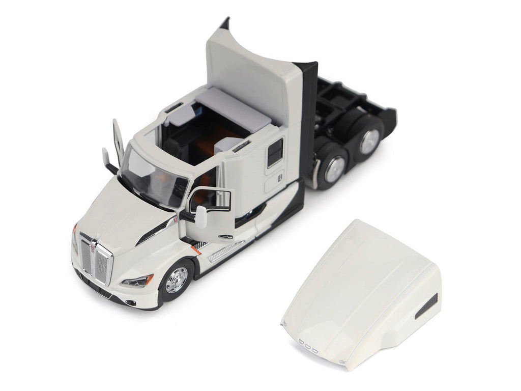 Kenworth T680 Truck Tractor Pearl White "Transport Series" 1/50 Diecast Model by Diecast Masters-2