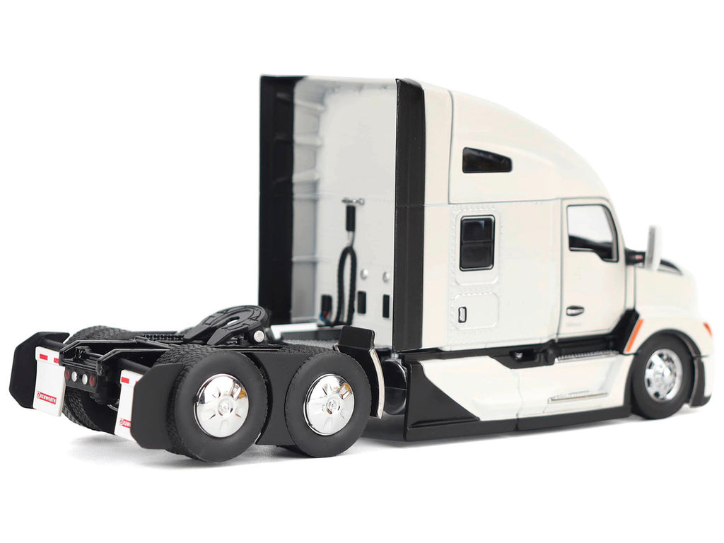 Kenworth T680 Truck Tractor Pearl White "Transport Series" 1/50 Diecast Model by Diecast Masters-0