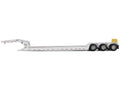 Trail King TK120 Hydraulic Detachable Gooseneck Lowboy Trailer White (Regular Version) "Transport Series" 1/50 Diecast Model by Diecast Masters-0