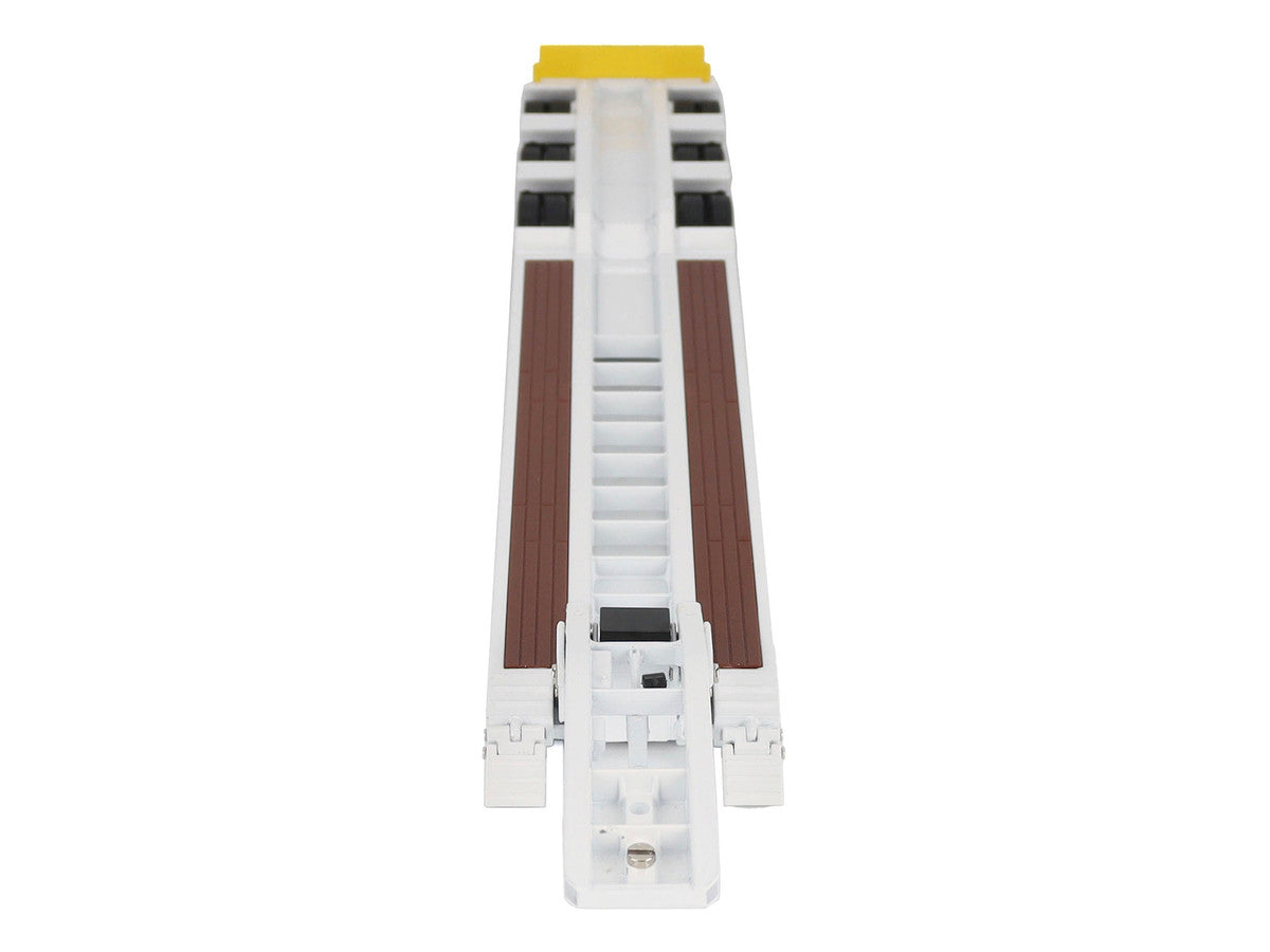 Trail King TK120 Hydraulic Detachable Gooseneck Lowboy Trailer White (Regular Version) "Transport Series" 1/50 Diecast Model by Diecast Masters-1