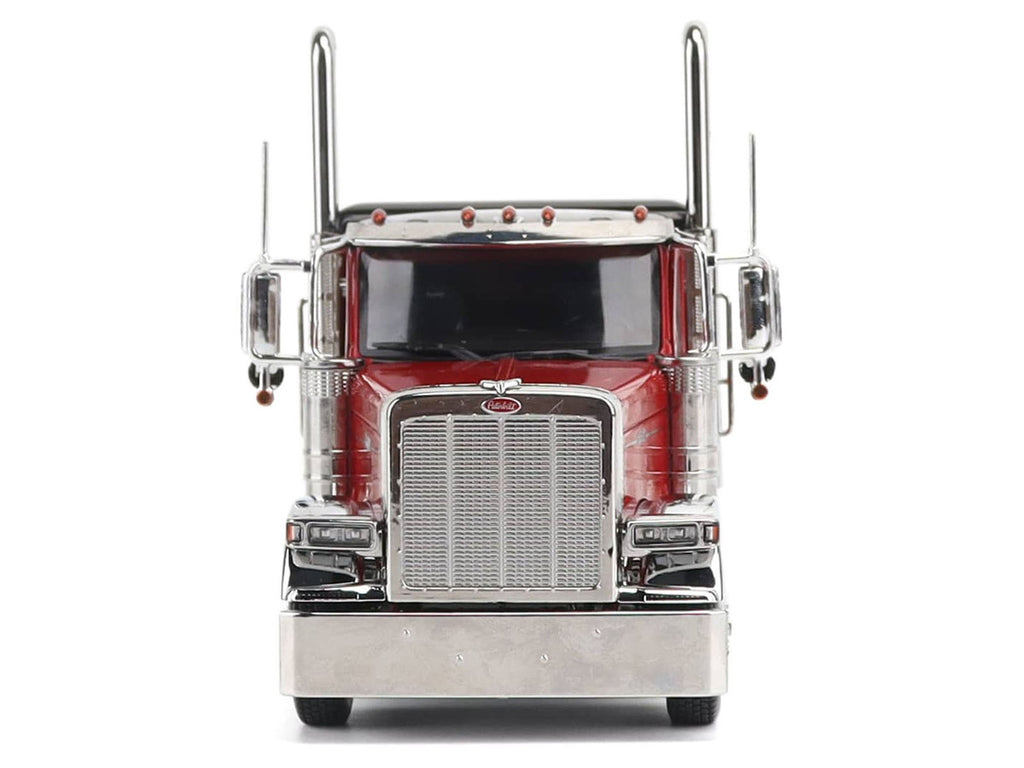Peterbilt 589 Tridem-Axle Legendary Package Truck Tractor with 58" Sleeper Legendary Red "Transport Series" 1/32 Diecast Model by Diecast Masters-2