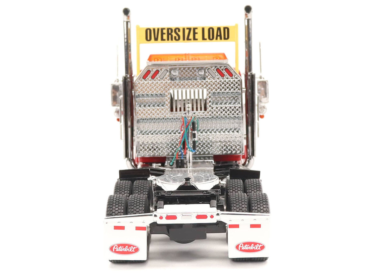 Peterbilt 589 Tandem-Axle Truck Tractor with Day Cab Legendary Red "Transport Series" 1/32 Diecast Model by Diecast Masters-1